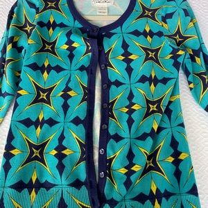 Anthropologie vintage-looking mid-sleeve cardigan